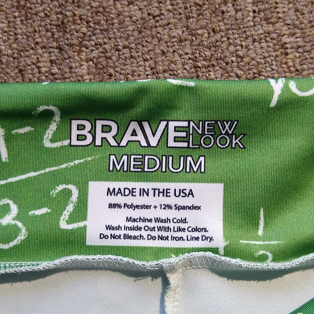 Green Math leggings - Picture 4 of 5